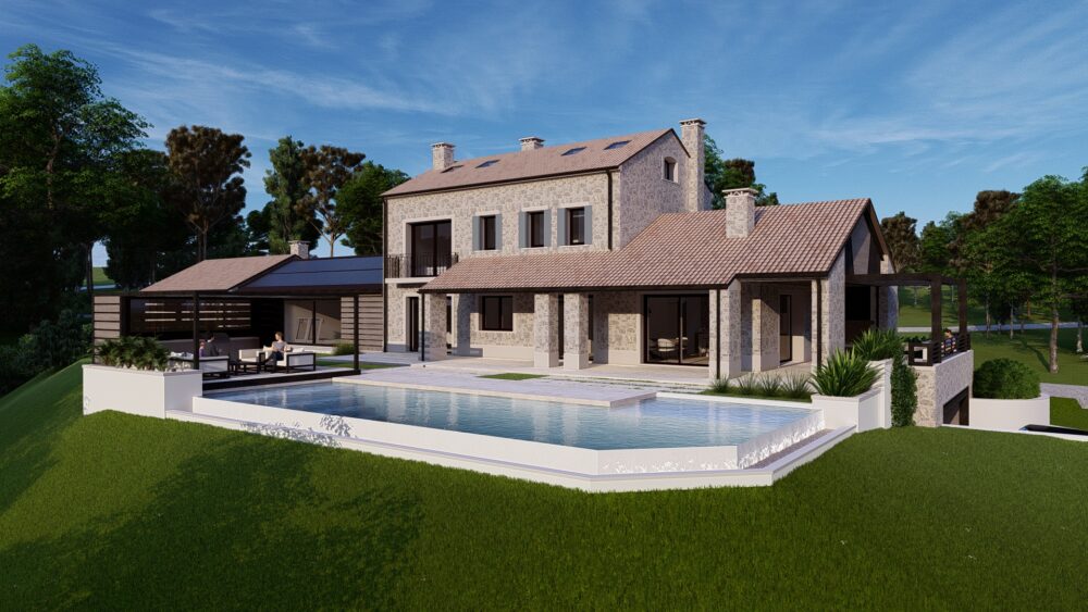 WORK IN PROGRESS – Progetto di completamento di un fabbricato unifamiliare attualmente al grezzo - Alessandro Corinto Architetto