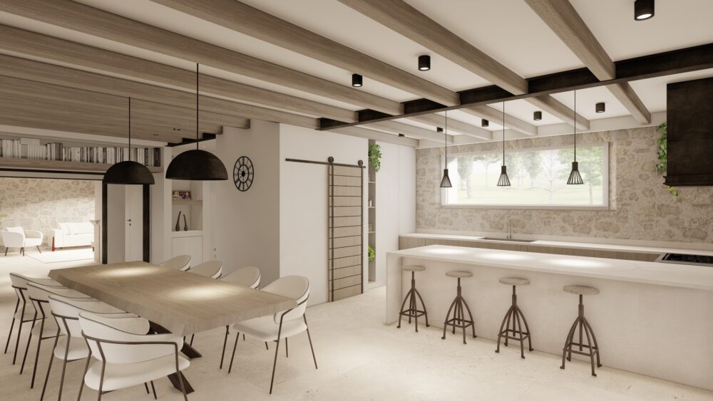 WORK IN PROGRESS – Progetto di completamento di un fabbricato unifamiliare attualmente al grezzo - Alessandro Corinto Architetto