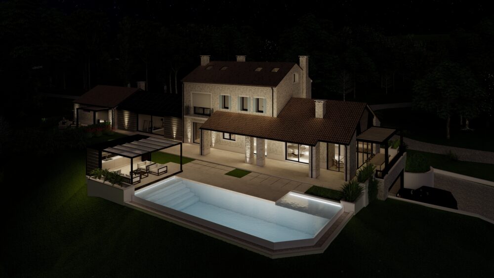 WORK IN PROGRESS – Progetto di completamento di un fabbricato unifamiliare attualmente al grezzo - Alessandro Corinto Architetto
