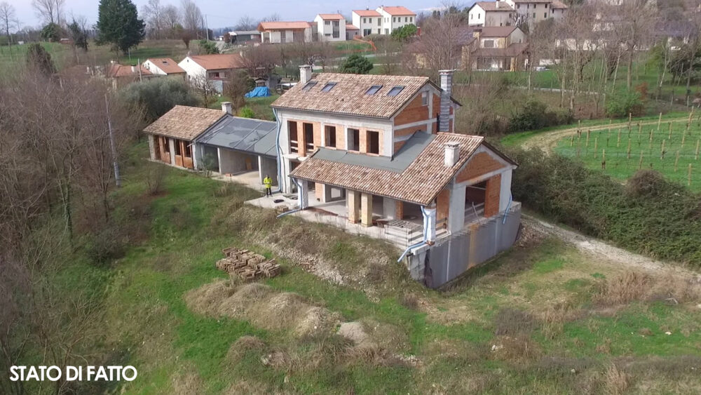 WORK IN PROGRESS – Progetto di completamento di un fabbricato unifamiliare attualmente al grezzo - Alessandro Corinto Architetto
