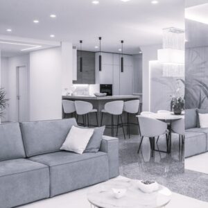 Progetto e realizzazione del nuovo layout di un attico